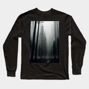 Spooky Forest at Dusk Long Sleeve T-Shirt